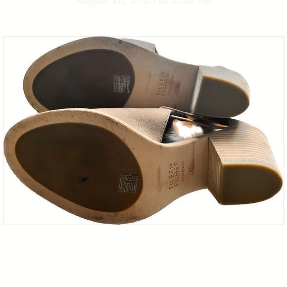 Eileen Fisher Alfie Peep Toe size 8.5 - Picture 4 of 5